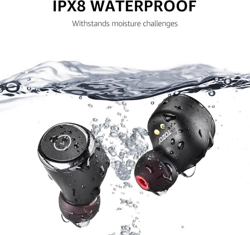 TOZO T10 Wireless Earbuds Bluetooth 5.3 Headphones, App Customize EQ, Ergonomic Design, 55H Playtime, Wireless Charging Case, IPX8 Waterproof Sound in-Ear Headset, New Version - Image 5